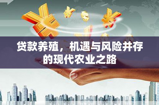 秦淮贷款养殖，机遇与风险并存的现代农业之路