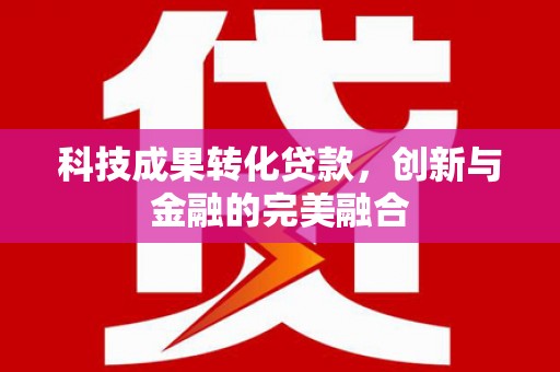 秦淮科技成果转化贷款，创新与金融的完美融合