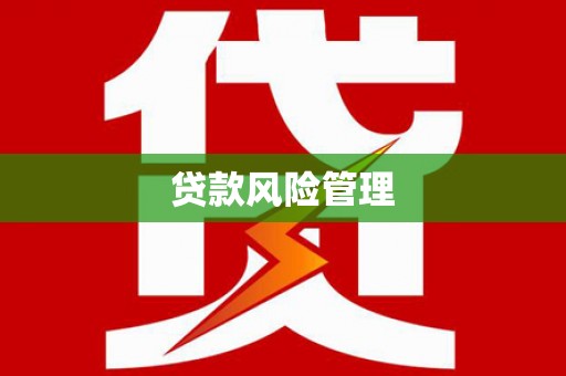 秦淮贷款风险管理