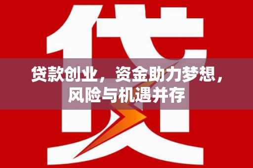 秦淮贷款创业，资金助力梦想，风险与机遇并存