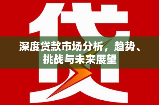 秦淮深度贷款市场分析，趋势、挑战与未来展望