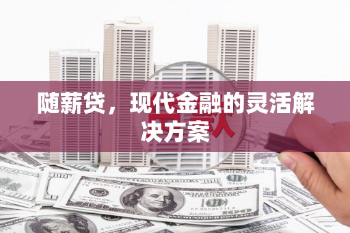 秦淮随薪贷，现代金融的灵活解决方案