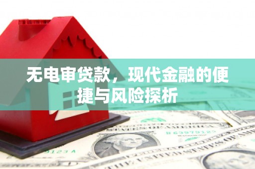 秦淮无电审贷款，现代金融的便捷与风险探析