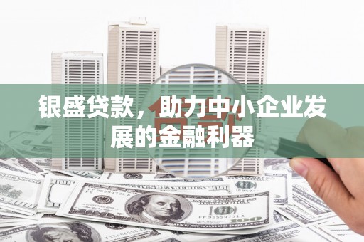 秦淮银盛贷款，助力中小企业发展的金融利器