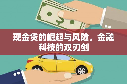 秦淮现金贷的崛起与风险，金融科技的双刃剑