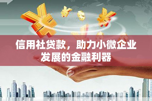 秦淮信用社贷款，助力小微企业发展的金融利器