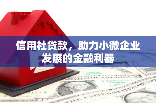 秦淮信用社贷款，助力小微企业发展的金融利器