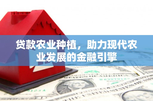 秦淮贷款农业种植，助力现代农业发展的金融引擎