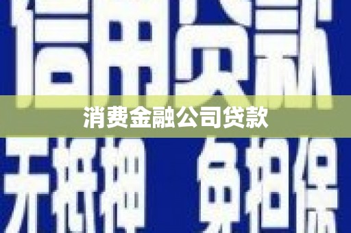 秦淮消费金融公司贷款