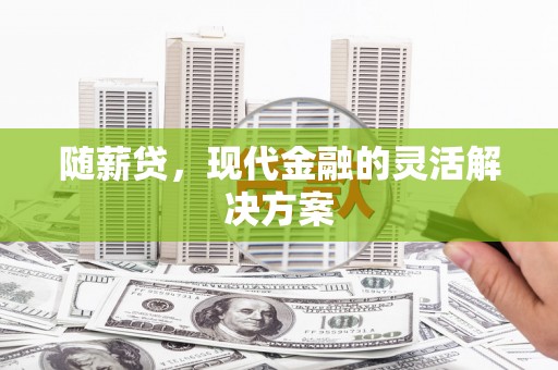 秦淮随薪贷，现代金融的灵活解决方案