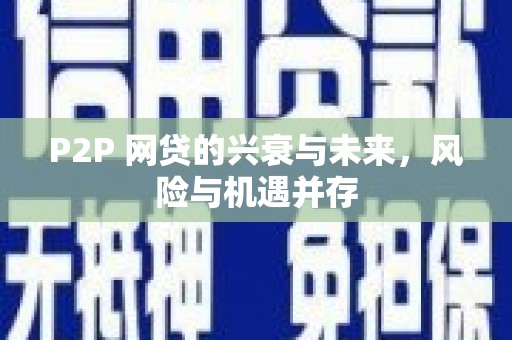秦淮P2P 网贷的兴衰与未来，风险与机遇并存