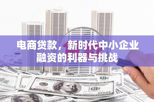 秦淮电商贷款，新时代中小企业融资的利器与挑战