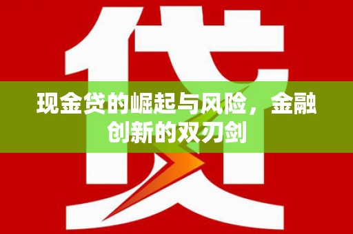 秦淮现金贷的崛起与风险，金融创新的双刃剑