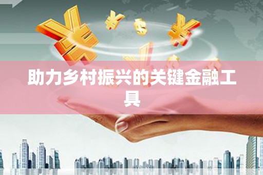 秦淮助力乡村振兴的关键金融工具