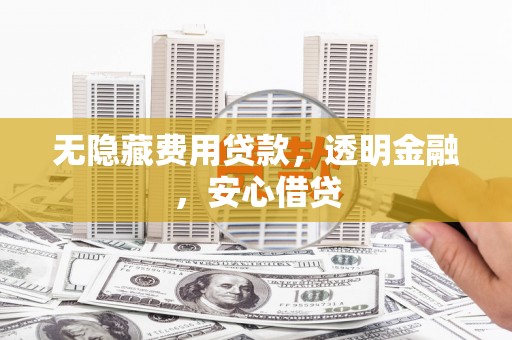 秦淮无隐藏费用贷款，透明金融，安心借贷