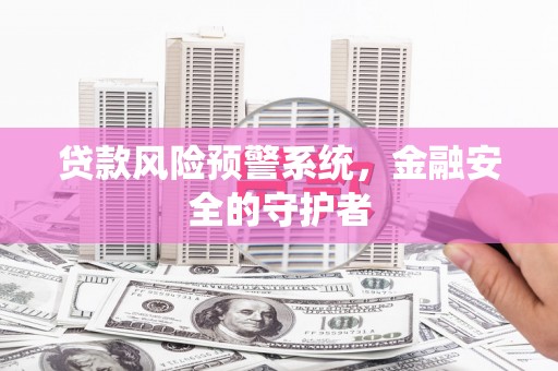 秦淮贷款风险预警系统，金融安全的守护者