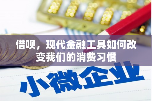 秦淮借呗，现代金融工具如何改变我们的消费习惯