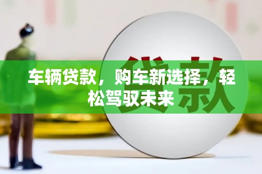 秦淮车辆贷款，购车新选择，轻松驾驭未来