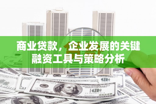 秦淮商业贷款，企业发展的关键融资工具与策略分析