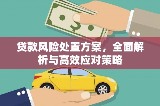 秦淮贷款风险处置方案，全面解析与高效应对策略
