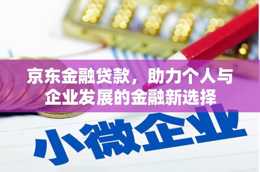 秦淮京东金融贷款，助力个人与企业发展的金融新选择