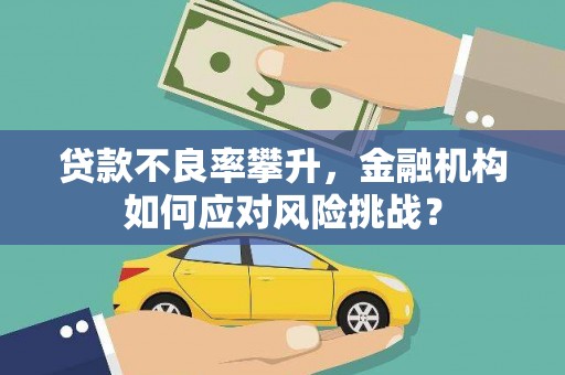 秦淮贷款不良率攀升，金融机构如何应对风险挑战？