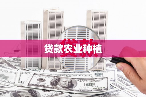 秦淮贷款农业种植