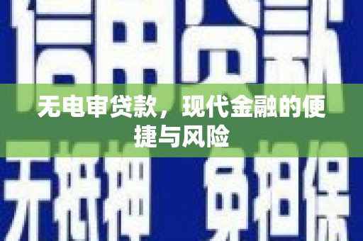 秦淮无电审贷款，现代金融的便捷与风险