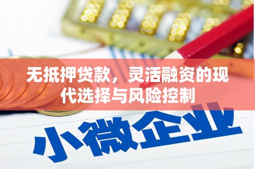 秦淮无抵押贷款，灵活融资的现代选择与风险控制