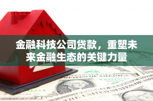 秦淮金融科技公司贷款，重塑未来金融生态的关键力量