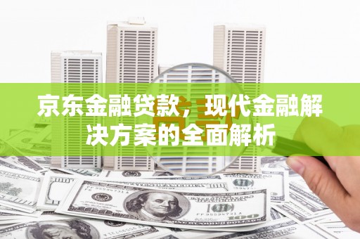 秦淮京东金融贷款，现代金融解决方案的全面解析