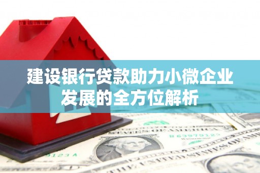 秦淮建设银行贷款助力小微企业发展的全方位解析