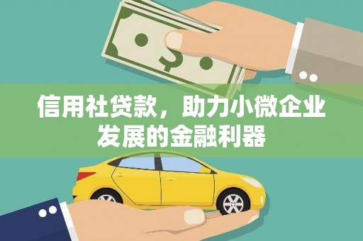 秦淮信用社贷款，助力小微企业发展的金融利器